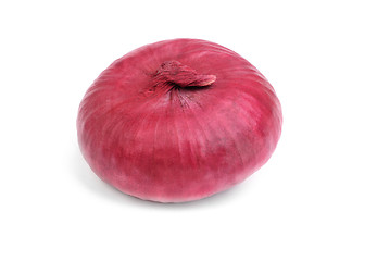 Image showing red onion isolated on white 