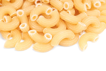 Image showing Traditional italian pasta isolated on white background. 