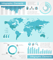 Image showing IT Industry Infographic Elements