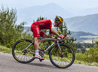 Image showing The Cyclist Christophe Le Mevel