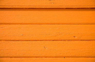 Image showing Orange wall