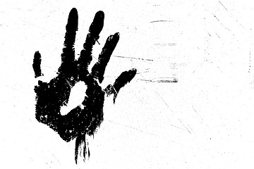 Image showing hand print