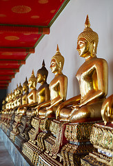 Image showing Buddha in Wat Pho Temple in Bangkok