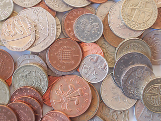 Image showing British pound coin