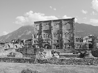 Image showing Roman Theatre Aosta