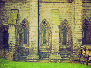 Image showing Retro looking Glasgow cathedral