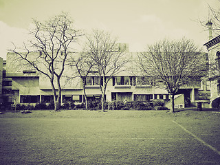 Image showing Vintage sepia Berkeley library Dublin