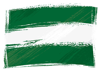 Image showing Grunge Andalusia flag