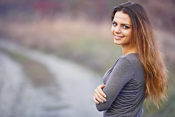 Image showing Frozen girl