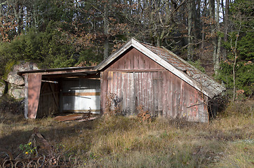 Image showing  old shed