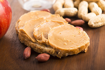 Image showing Peanut butter sandwich