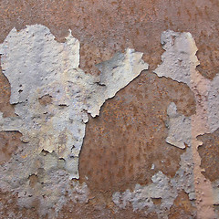 Image showing Rusted steel