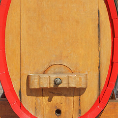 Image showing Barrel cask