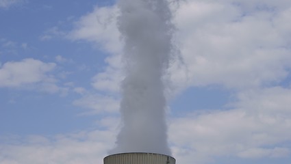 Image showing smoke column