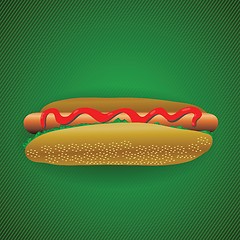 Image showing hot dog