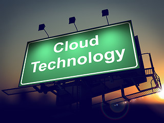 Image showing Cloud Tecnology on Billboard.