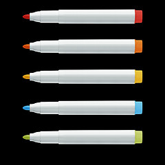 Image showing highlighter pens