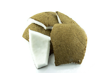 Image showing fresh Coconut parts 