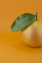 Image showing Ripe appetizing grapefruit 