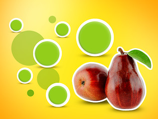 Image showing Red Pears 