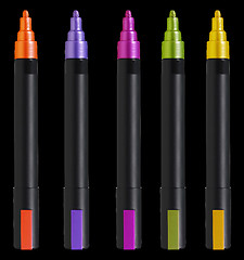 Image showing highlighter pens