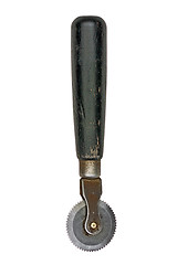 Image showing vintage pastry roller cutter