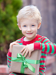 Image showing boy at christmas time