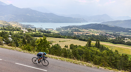 Image showing The Cyclist Peter Kennaugh