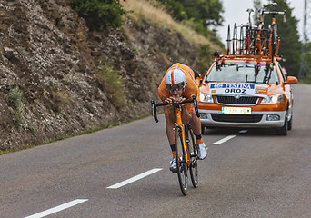 Image showing The Cyclist Juan Jose Oroz Ugalde