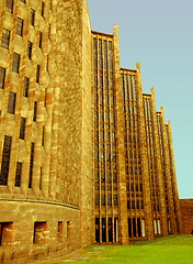 Image showing Retro looking Coventry Cathedral