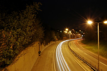 Image showing Traffic at night 3