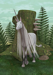 Image showing White Unicorn