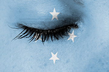 Image showing Crying woman, pain and grief concept