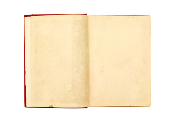 Image showing Blank pages of a old book

