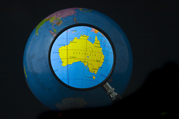 Image showing Australia in focus

