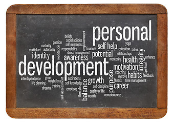 Image showing personal development word cloud 