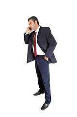 Image showing Businessman phoning.