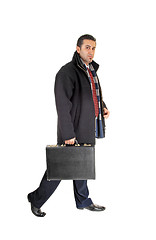 Image showing Businessman with briefcase.