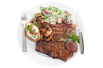 Image showing Steak Dinner