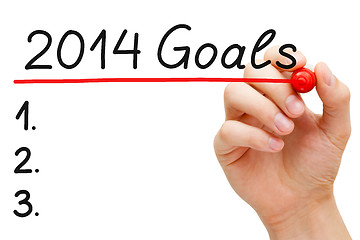 Image showing Goals 2014