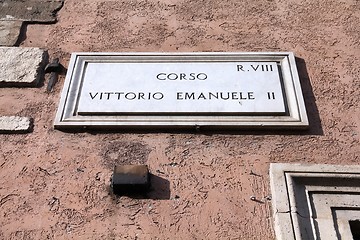 Image showing Street in Rome