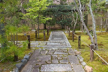 Image showing Kyoto Japanese garden