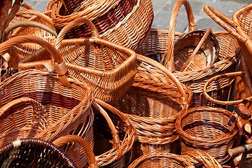 Image showing Wicker baskets