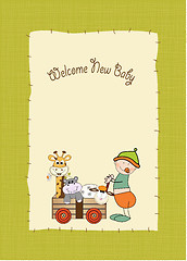 Image showing first birthday card