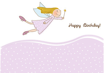 Image showing Happy Birthday Greeting Card - Vector Illustration