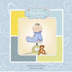 Image showing baby shower announcement