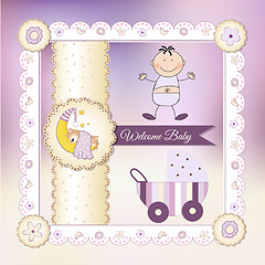 Image showing baby shower announcement