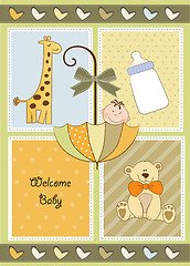 Image showing new baby shower invitation