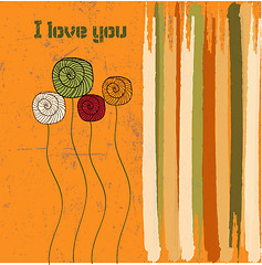 Image showing i love you - valentine card