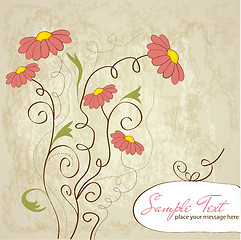 Image showing floral background